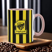 Al Ittihad Club Ceramic Mug - 11oz Coffee Tea Cup With Handle, Perfect Back To School Gift For Football Fans - Multicolor - View 9
