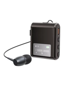 REMAX 带降噪功能的夹式蓝牙5.4耳机；12.6英寸可伸缩线缆；液晶显示屏；来电振动提醒；运动耳机；游戏耳机；办公耳塞； - K89-多色 - 查看 16