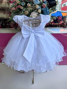 Baby Girls Dresses - White - View 5