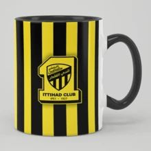Al Ittihad Club Ceramic Mug - 11oz Coffee Tea Cup With Handle, Perfect Back To School Gift For Football Fans - Multicolor - View 11