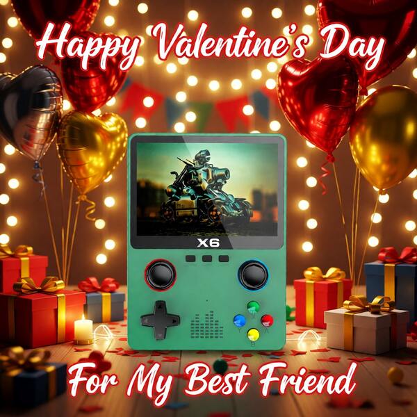 New X6 Handheld Game Console - 7" HD Dual Joystick Retro Emulator Classic GBA Arcade Games,The Perfect Valentine's Day Gift
