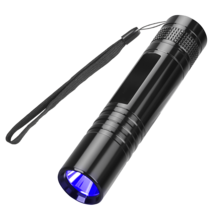 1pc Violet Light Detection Multi-Function Flashlight, Mini Portable Alloy Body, Waterproof Design, For Authentication & Fluorescence Detection
