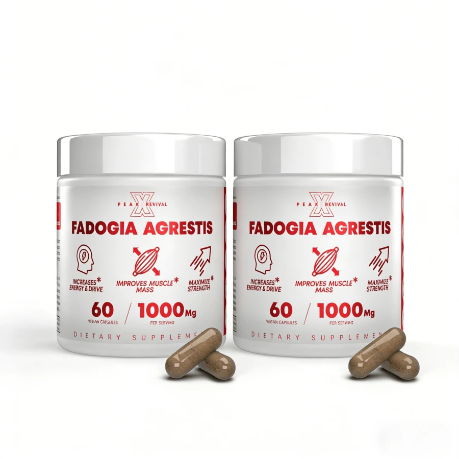 Peak Revival-X Vegan Testosterone Booster - 1000mg Fadogia Agrestis For Men | Muscle Growth, Strength & Natural Energy - 2 - Xem 1