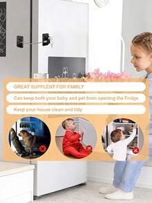 1/2/3/4pcs Baby Cabinet Locks, Toddler Drawer Locks For Refrigerator, Window, Decorative Child Safety Locks For Home, Nursery Cabinet Locks