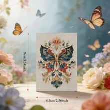 YFOPEN 1 或 2 盒装蝴蝶主题扑克牌，涵盖凤蝶、玻璃翅蝶、粉红蝴蝶等珍稀蝴蝶品种，采用耐用可折叠纸质材料制成，品质上乘，极具收藏价值，适合派对游戏和馈赠。 - 彩色 - 查看 2