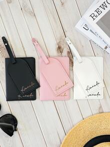 Personalized Passport Cover, Passport Holder, Birthday Travel Gift, Gift For Her, Best Friend Travel Gift, Customized Travel Gift Set, Personalized Passport Cover & Luggage Tag Set, Bridesmaid Gift, Wedding Gift, Groomsman & Bridesmaid Travel Gift - Multicolor - View 2