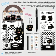 1 Set Cartoon Stationery Gift Set, Creative Handheld Stationery Gift Pack, Cute Small Gift For Students, Children, Back To School Supplies Set, Gift For Kids