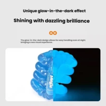 tangle 官方夜光扭扭指尖玩具，多动症专注力训练手部玩具，光滑质地，缓解压力 - 扭扭樂解壓玩具-夜光-芭樂粉 - 查看 6