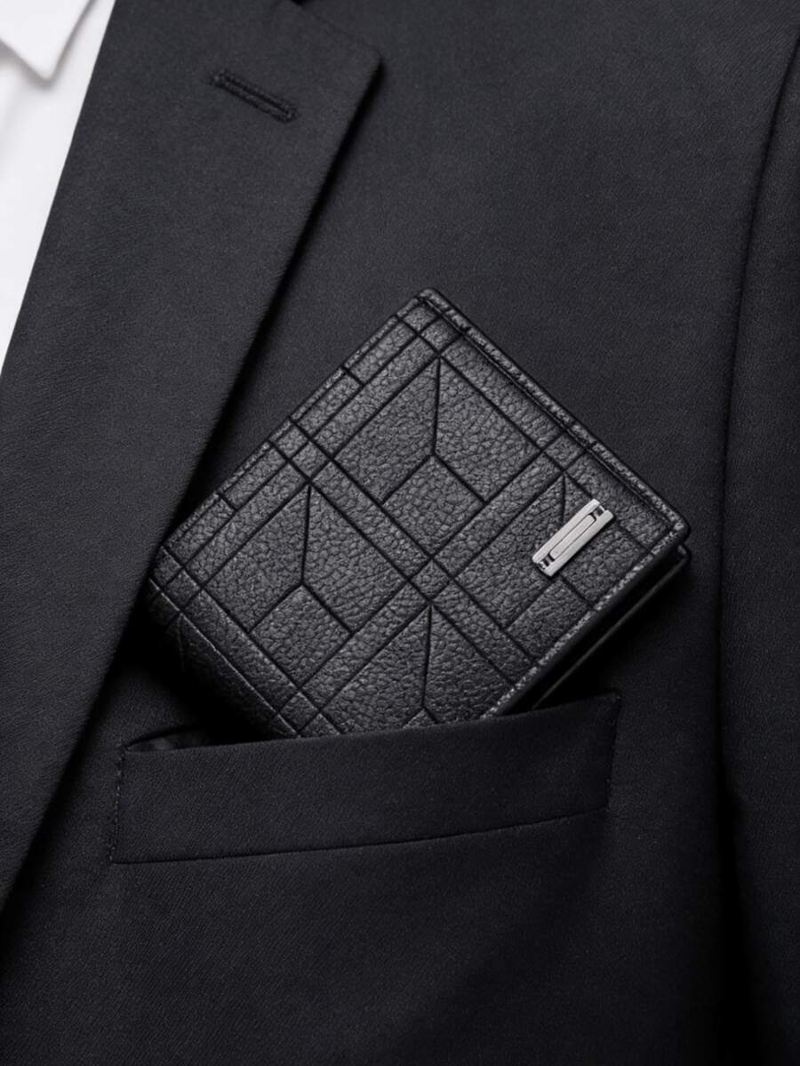 1Pcs Men S Slim Wallet Genuine Leather Multiple Card Slots Cash Pocket Bifold Horizontal Design RFID Blocking Technology Minimalist Style Lightweight Durable Construction Professional Business Wallet Perfect For Daily Carry Office Work Business Meetings Client Presentations Conference Attendance Networking Events Job Interviews Formal Occasions Date Nights Wedding Ceremonies Anniversary Dinners Holiday Parties Travel Abroad Airport Security Hotel Stays Weekend Outings Shopping Trips Commuting To Work University Campus Graduation Ceremonies Casual Fridays Theater Visits Restaurant Dining Bar Gatherings Golf Games Country Club Events Sports Games Music Concerts Outdoor Activities Ideal For Working Professionals Businessmen Executives Students Graduates Travelers Commuters Modern Men Practical Father S Day Birthday Christmas Anniversary Gift - Black - View 1