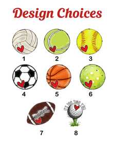 1pc Customized Canvas Chain Bag With Ball Design. Can Be Printed With Your Name/Custom Text. Includes Elements Of Multiple Balls Such As Soccer, Rugby, Baseball, Volleyball, Tennis, Basketball, Bowling, And Golf.