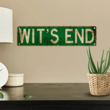 1 pieza de 40cm*10cm Decoración con texto cautivador, adecuada para decoración interior y exterior, perfecta para el hogar, bar, café y eventos, se adapta a diversos estilos de decoración, mejorando la emoción de la decoración, decoración de habitación