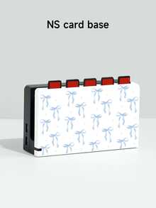 1个蓝色蝴蝶结波点设计保护套，兼容Switch第二代（2025），Switch 2/Switch NS/Switch OLED/Lite，Switch游戏机配件，全套包含便携包、卡槽底座，是送给Switch玩家的最佳礼物。 - 彩色 - 查看 17