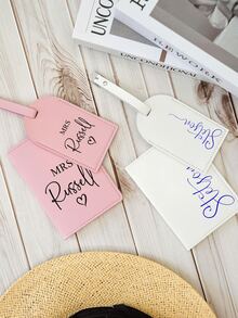 Personalized Passport Cover, Passport Holder, Birthday Travel Gift, Gift For Her, Best Friend Travel Gift, Customized Travel Gift Set, Personalized Passport Cover & Luggage Tag Set, Bridesmaid Gift, Wedding Gift, Groomsman & Bridesmaid Travel Gift - Multicolor - View 3