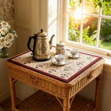 1 Peça Tapete Absorvente Macio para Secagem de Balcão de Cozinha (Base de Borracha Antiderrapante, Tapete de Isolamento de Diatomita Estilo Ramadã Boêmio), Tapete de Diatomita Premium Antiderrapante | Base de Borracha Antiderrapante | Adequado para Banheiro, Cozinha e Chuveiro, Múltiplos Tamanhos Disponíveis [Tapete de Banheiro][Tapete de Banheiro][Tapete de Banheiro] Outono/Inverno/Decoração Romana/Decoração Doméstica/Decoração da Casa - Multicolorido - Visão 11