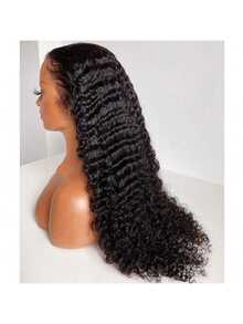 13x4、13x6、5x5 高清蕾丝前假发，巴西真人发假发，预先拔毛，200% 密度直发假发，女士巴西原生雷米发假发，带婴儿发 - 自然色&黑色系 - 查看 44