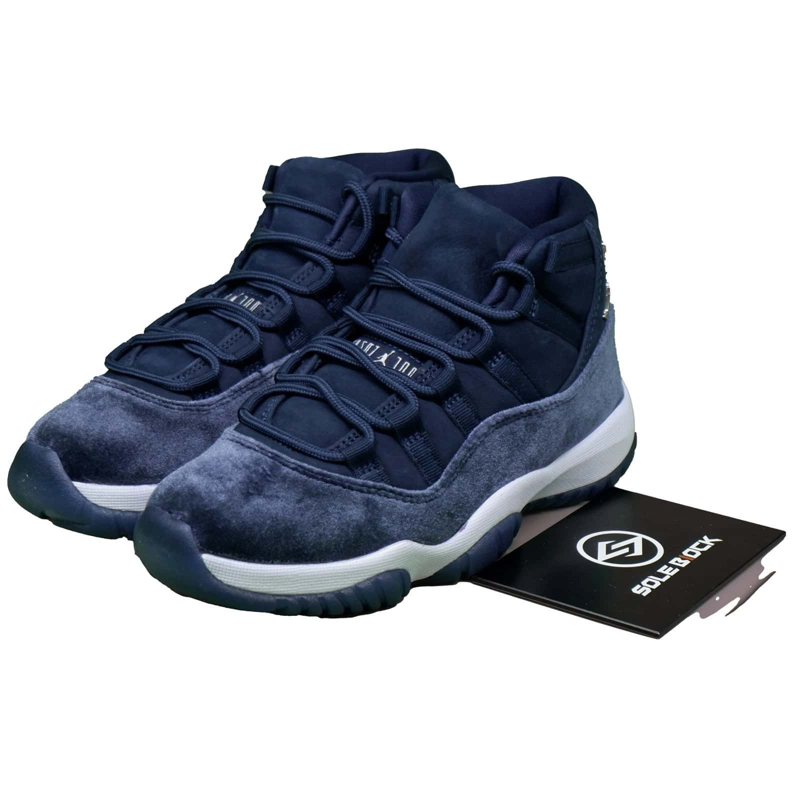 Nike Air Jordan Wmns Air Jordan 11 Retro Midnight Navy Velvet Retro Basketball Shoes AR0715-441 Sneakers For Women - Nhiều màu - Xem 1