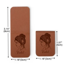 Personalized Bookshelf Girl Character Design Magnetic Bookmarks, Can Customize Name, Perfect Birthday Gift For Book Lovers - Multicolor - View 4