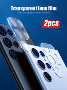 2片装相机镜头保护膜，兼容三星Galaxy S23/S23 Plus/S23 Ultra，也兼容Galaxy Z Flip 5/Z Fold 5/S24 Ultra/S24 FE/A06/A16/A26/A36/A56/S25 Ultra/Z /Z Fold 7/S26/S26+/S26 Ultra - 無色 - 查看 8