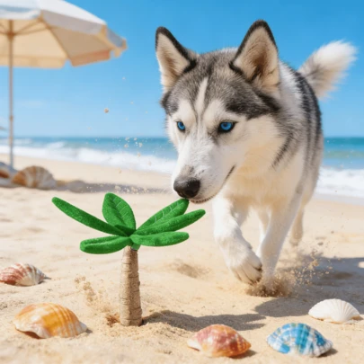 Natural Pine Wood Chew Toys For Dogs, Durable & Teething Toys To Satisfy Dogs Chewing Instinct, Reduce Boredom & Destructive Behavior, Designed For High Energy Pets