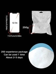 1 Bag 500g Small Pet Hamster Bath Sand, Soft & Hamster Bathing Supplies - White - View 14