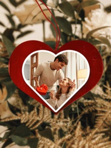 60-1000pcs Customized Waterproof Stickers, Personalized Stickers, Logo Stickers, Business Stickers, Labels, Mailing Labels, Wedding Stickers, Party Stickers, Birthday Stickers, Halloween Stickers, Christmas Stickers, Independence Day Stickers, Thanksgiving Stickers, Waterproof Adhesive Suitable For Wedding, Housewarming, School, Home, Kitchen, Bathroom, Bedroom, Tea Room, Office - Valentine's Day - Heart Shape - View 6