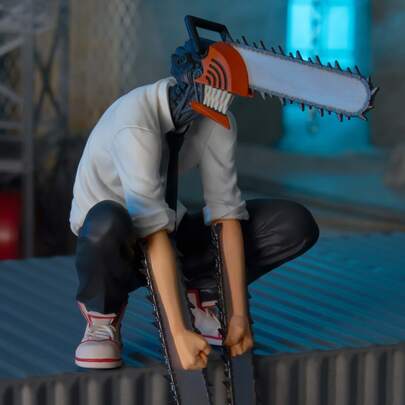 电次，Chain.Sa/Man 动漫手办，动漫周边，动漫周边生日礼物，热血动漫角色雕像，桌面摆件，电脑装饰，拉面装饰，收藏手办，情人节礼物，小礼物，收藏品