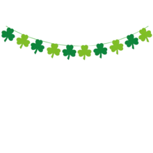 1set/2sets St. Patrick's Day Hanging Wreath Banner Decor, St. Patrick's Day Party Banner, Clover St. Patrick's Day Decoration - Multicolor - View 10