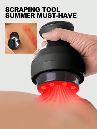 Dispositivo de masaje eléctrico, cepillo de meridianos, drenaje linfático universal, amasado, masajeador abdominal y de espalda