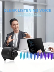 1个迷你摄像头，家用安防摄像头，便携式隐藏摄像头，720P高清智能迷你摄像头，高清夜视无线WiFi摄像头，仅支持2.4G网络，支持远程监控、SD卡存储、室内高清网络监控、USB供电家用摄像头，适用于家庭、汽车、办公室等多种场景，24/7在线监控 - 彩色 - 查看 12