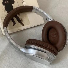 200mAh 无线耳机，HIFI 音质，复古头戴式设计，无线耳机，多功能降噪耳机，适合作为礼物/生日/情侣装/音乐/运动耳机 - 彩色 - 查看 6