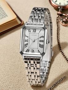 1pc Elegant High-End Fashion Intellectual Girl's Quartz Watch, Minimalist Yet Sophisticated, Suitable For All Outfits, Online Activity, Holiday Gift, Birthday Present, Year-End Promotion - Multicolor - View 6