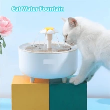 1 Peça Bebedouro Fofo para Gatos Floral - Modelo Flor com Água Circulante, Bomba de Água Cor Aleatória - 1,5L - Visão 3