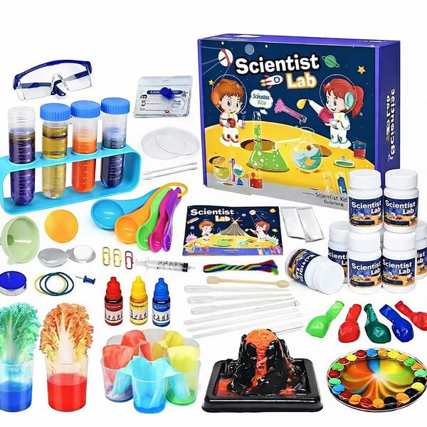 Kit De Laboratorio De Ciencias Juego De Quimica Material escolar ciencia Didactico Aprendizaje Experimentos Escuela Secundaria Primaria Preparatoria Universidad Todas Las Edades Tareas Divertido Regalo Para Estudiantes Regalo De Cumpleaños Regalo Para Navidad Regalo Dia Del Padre Regalo Dia Del Niño Regalo Dia De Las Madres