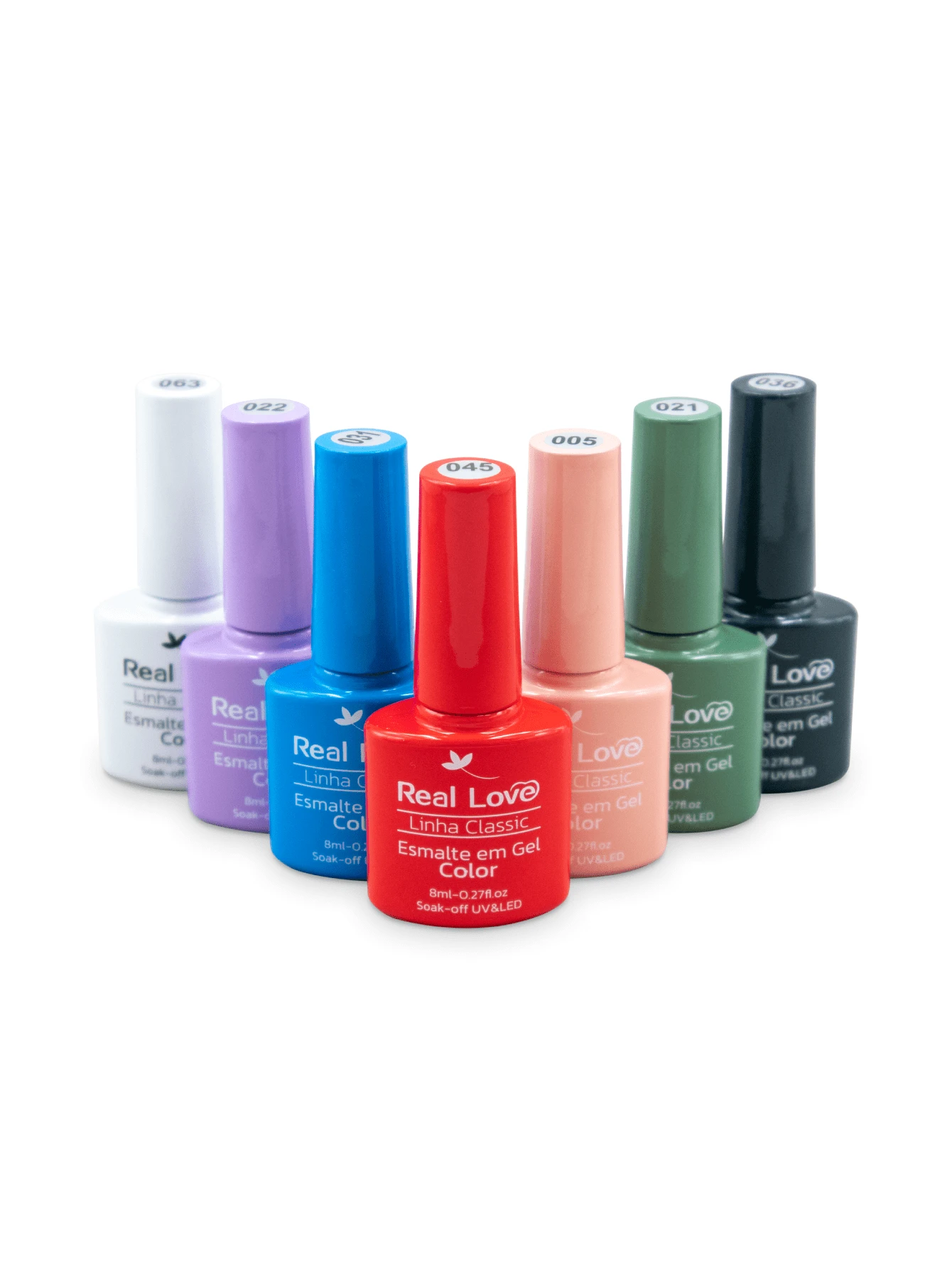 Gel Nail Polish - Color Line - 8ml - Real Love - 01 - View 1