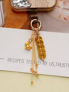 New Year's Edition Original Design Chinese Style Feng Shui Five Emperors Coin Charm Keychain - Gold - View 6