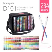 languo 1 Set Multicolor Painting Drawing Pen Set, Suitable For Painting Postcards, Greeting Cards, Note-Taking And Other Scenarios Back To School