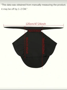 1pc Women's Convenient Tie-Up Muslim Hijab Prayer Jilbab Face Cover Underscarf, Dual-Use For Daily Wear Hijab Outfit - Multicolor - View 4