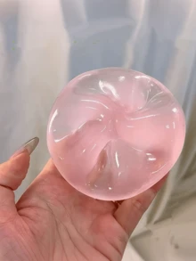 2个/套 可塑形慢回弹蓝色椰子油手工挤压球，6厘米圆形麦芽减压挤压玩具，适合作为理想的节日礼物、趣味可爱礼物、生日礼物、复活节礼物、万圣节礼物、圣诞节礼物、派对礼品填充物。 - 彩色 - 查看 8