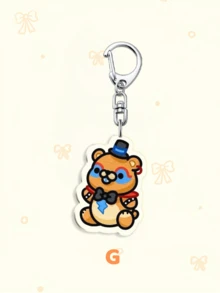 1 قطعة سلسلة مفاتيح أكريليك بطبعة شخصية كرتونية من FNAF بطراز Y2K، سلسلة مفاتيح أكريليك لخمس ليال في فريدي، سلسلة مفاتيح السيارة، إكسسوار حقيبة يومي، تميمة حقيبة، سلسلة رقبة، حامل مفاتيح. مثالي كهدايا لصديق، صديقة، أفراد الأسرة، أطباء، ممرضات، هدايا عيد الحب، ديكور الهاتف المحمول وغير ذلك. - متعدد الألوان - مشاهدة 14