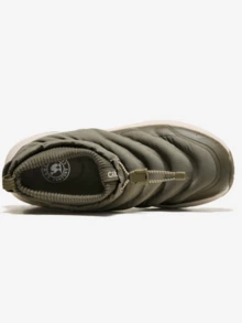 CAMEL CROWN Botas de nieve cálidas y duraderas para el invierno, botas de nieve aisladas antideslizantes para parejas para exteriores - Verde claro - Ver 2