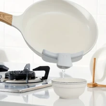 Kitchen Funnel With Duck Bill Baffle And Round Edge - Anti-Spill, Suitable For Pot, Pan, Soup Transfer - Frying, Boiling Funnel Tool - Multicolor - View 3