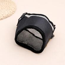 Bozal ajustable para perros, cubierta de boca para perros transpirable anti-mordedura y anti-ladrido - Negro - Ver 5