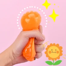 1pc Creative Peeled Orange Squeeze Toy, Stress Relief Squeeze Toy, Ideal Stress Relief Tool For Adults - Multicolor - View 4