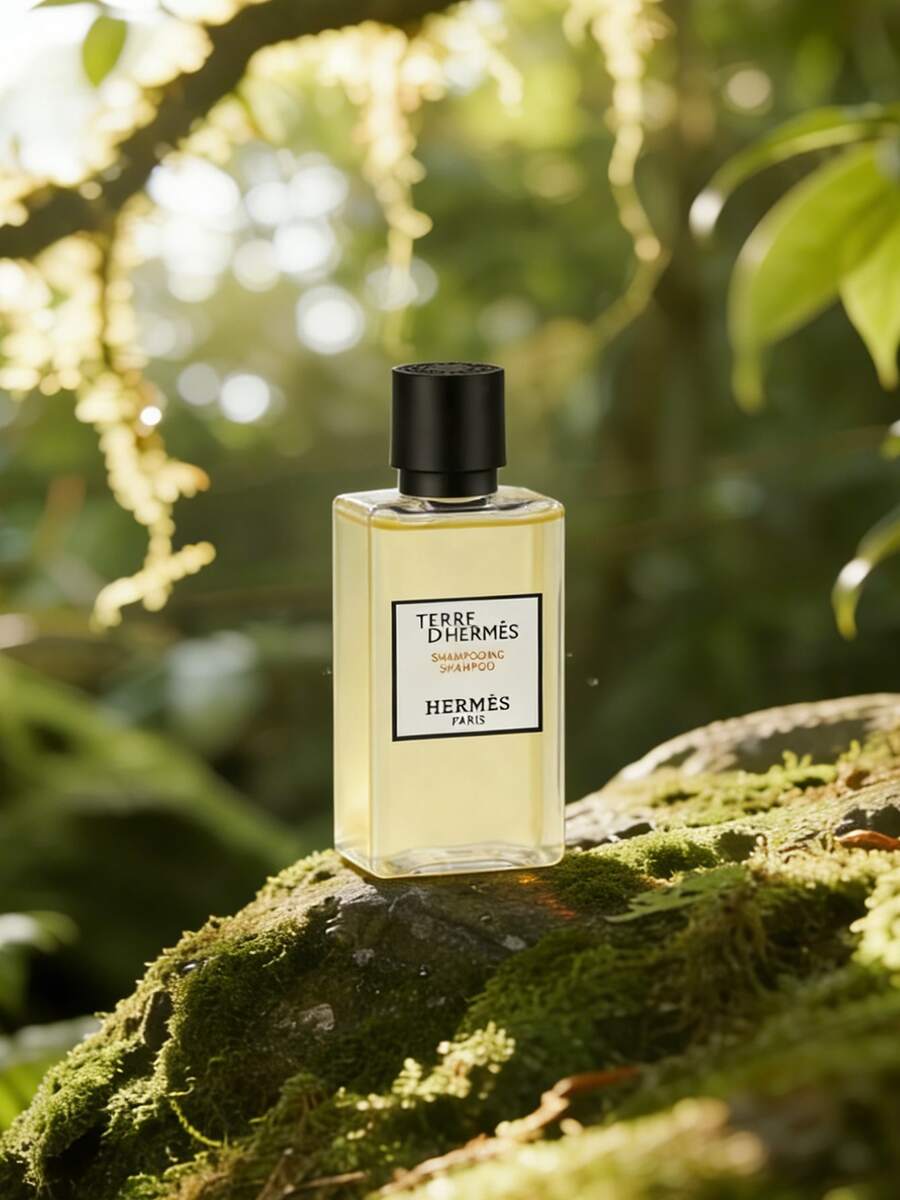 Hermès 40毫升/1.35盎司男士洗发水，奢华护发，日常使用，清爽怡人，呵护头皮，滋养秀发，高级洗发水，深层清洁，芬芳怡人，温和呵护头皮 - 橘色 - 查看 1