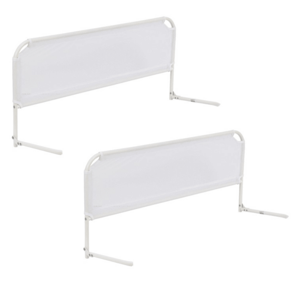 KIT 2 PROTETORES DE CAMA Grade com Tela de Segurança Para Crianças e Idosos