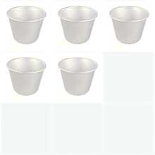 1pc/5pcs/10pcs Aluminum Pudding Cups, Chocolate Dessert Cups, Paper Cupcake Liners, Muffin Baking Pans. Reusable, Durable, Easy To Clean. Ideal For New Year, Thanksgiving And Christmas Baking. - Multicolor - View 11