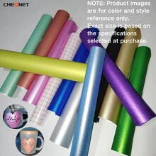 12 piezas Pegatinas de vinilo autoadhesivas con brillo + Juego de pegatinas de vinilo para transferencia, Personalización DIY - 12 combinaciones de colores - Ver 10