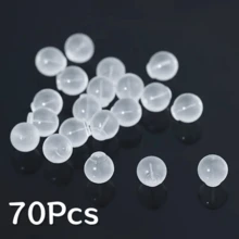 Handmade DIY Jewelry Earring Accessories, Anti-Slip Anti-Lost Silicone Ear Plugs - Transparent - View 19