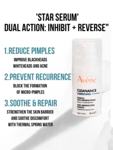 Avene Avène 控油精華液，正裝 30ml，試用裝 5ml，溫和配方，清爽輕盈質地，不油膩，舒緩泛紅，修復肌膚屏障，日常使用 - 雅漾控油抗痘修護精華露 - 查看 8