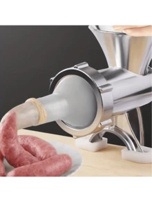 1pc Multifunctional Hand Crank Meat Grinder, Multifunctional Sausage Maker, Can Crush Chili, Vegetable Chopper, Garlic Grinder, Outdoor Household Kitchen Tools - Multicolor - View 7